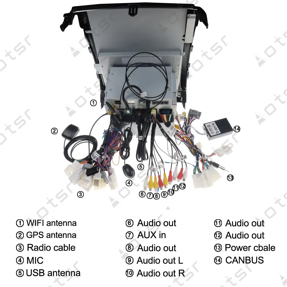 AOTSR Android 8,1 Tesla стиль HD экран Автомобильный gps навигатор для TOYOTA LAND CRUISER LC200 2008- головное устройство мультимедийный плеер