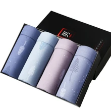 4 шт./партия, мужское нижнее белье, боксерские, Модальные, мужские, с принтом, короткие, дышащие, эластичные шорты, боксеры, Мужские штаны, под брюки, Vete, мужские, t Homme, хлопок