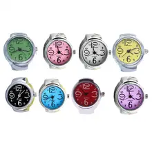 

Dropshipping Finger Ring Watch Multifunctional Decorative Alloy Time Display Jewelry Accessories for Women