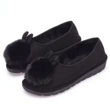 Женские ботинки; теплая зимняя женская обувь; женские Замшевые полусапожки из искусственной кожи размера плюс; botas mujer; плюшевые женские зимние ботинки