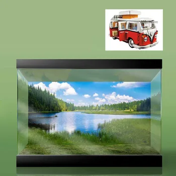 

Building Block Acrylic Dustproof Display Box Show Box for Volkswagen T1 Camper 10220 (Display Box Included Only) - 2 Lights