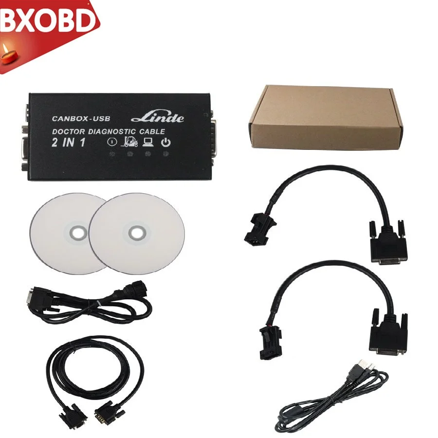Linde Canbox и Doctor 2 в 1 Lindes с USB диагностический инструмент Pathfinder программное