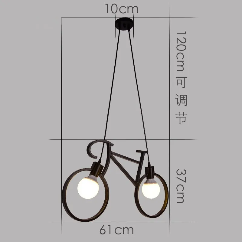 Светильник для гостиной, креативный, современный, минималистичный, ресторанный бар, Скандинавское освещение коридоров, велосипедов, chandelie