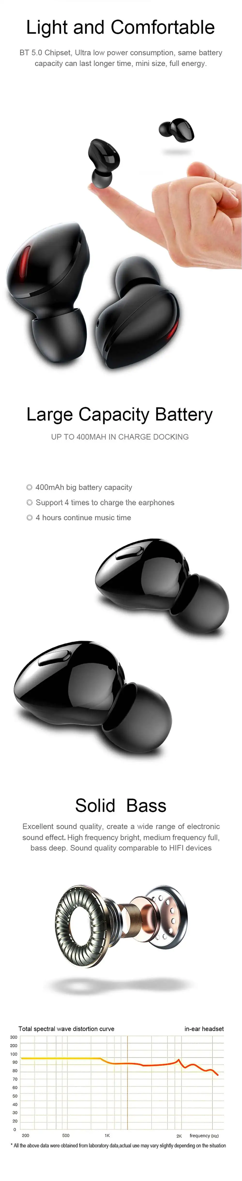 T2 Мини TWS bluetooth 5,0 Беспроводная гарнитура стерео бас Двусторонняя шумоподавление спортивные наушники с двойным микрофоном для Xiaomi huawei