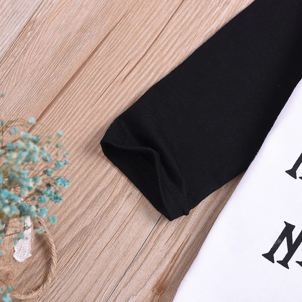 Осень зима 2021 блузка для новорожденных младенцев девочек мальчиков Хэллоуин с