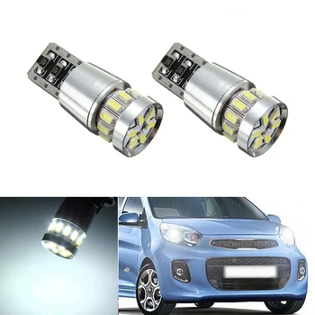

2x T10 W5W LED 3014 18SMD Car lamps 168 194 Turn Signal License Plate Light Trunk Lamp Clearance Lights Reading lamp 12V White
