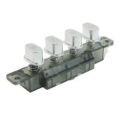 

MQ224C AC 250V 4A 4 Pushbutton Piano Type Key Board Switch for Range Hood