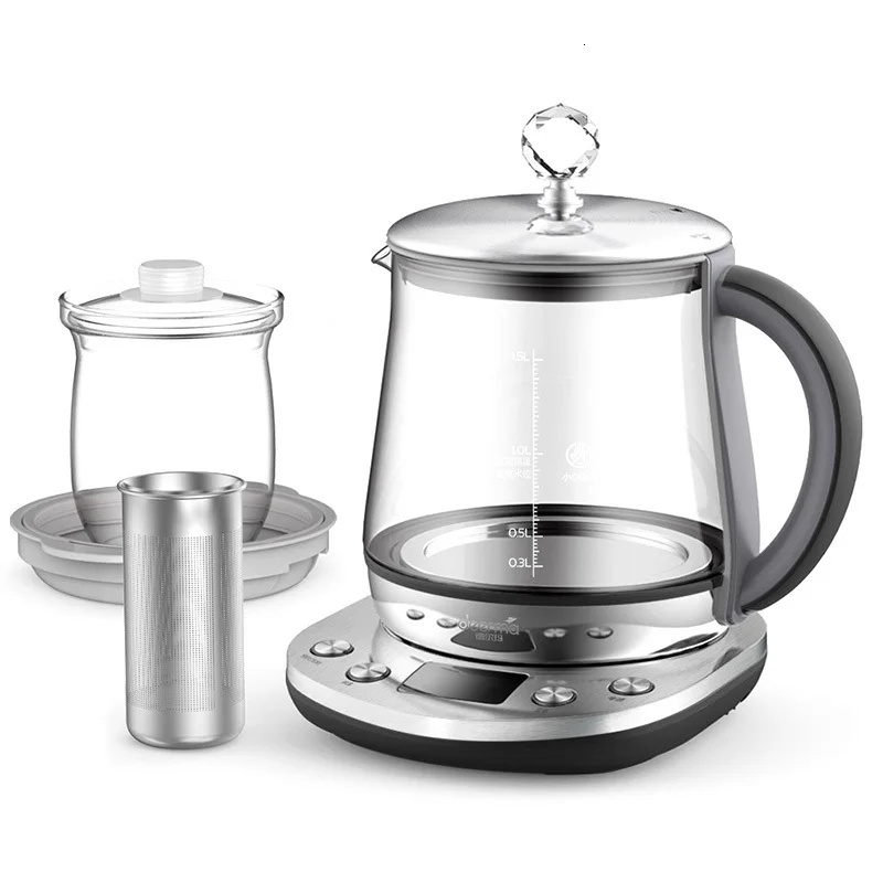 Xiaomiyoupin 1.5L многофункциональный чайник Deerma DEM-YS802, многофункциональный электрический чайник из нержавеющей стали