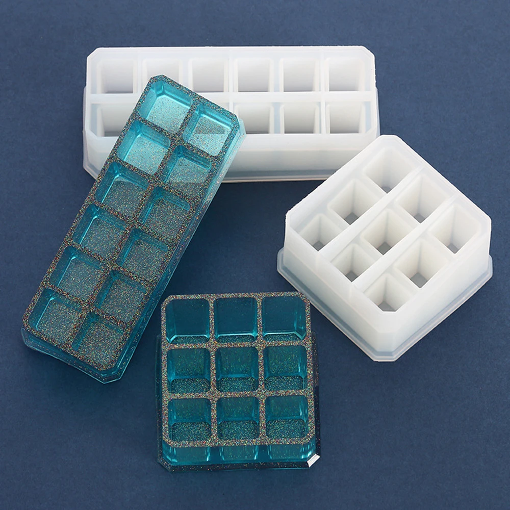 

New Transparent Silicone Mould Dried Flower Resin Decorative Craft DIY Storage Box Mold Epoxy Resin Molds for Jewelry