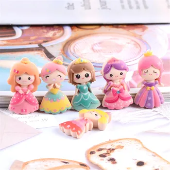 

20pcs Mix Resin Little Girl Flatback Princess DIY Scrapbook resin cabochons hair accessories polymer clay Phone Accessories Gift