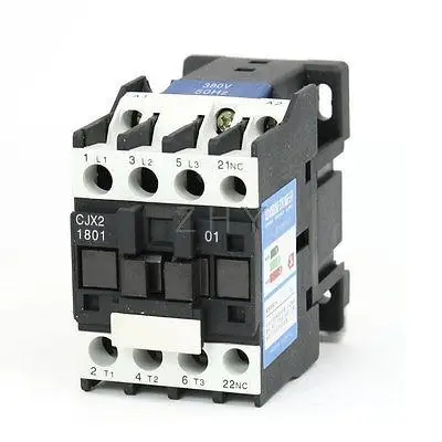 

CJX2-1810 AC Contactor 380V 50/60Hz Coil 18A 3-Phase 3-Pole 1NC