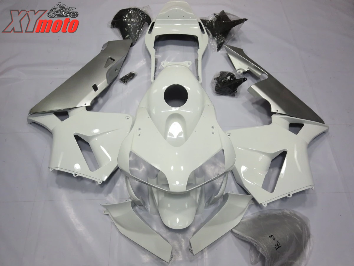 

Injection ABS Fairing For CBR600RR F5 2003-2004 Motorcycle Full Fairing Kits For CBR 600RR 03-04 Bodyworks White and Silver