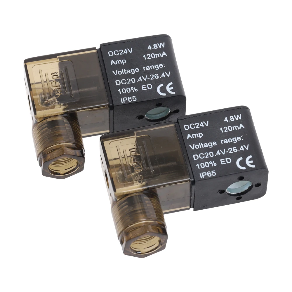 2 Way 2 Position Solenoid Air Valve 1/4 NPT DC24 2 Way 2 Position Solenoid Air Valve 1/4 NPT DC24