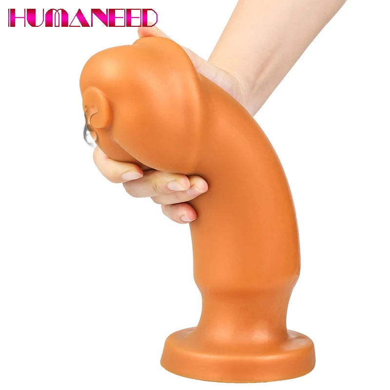 2021 Liquid Silicone Huge Anal Plug Butt Plug Erotic Product Plus Big Anus Plug Anal Dildo Vaginal Expanders Sex Toys for Women