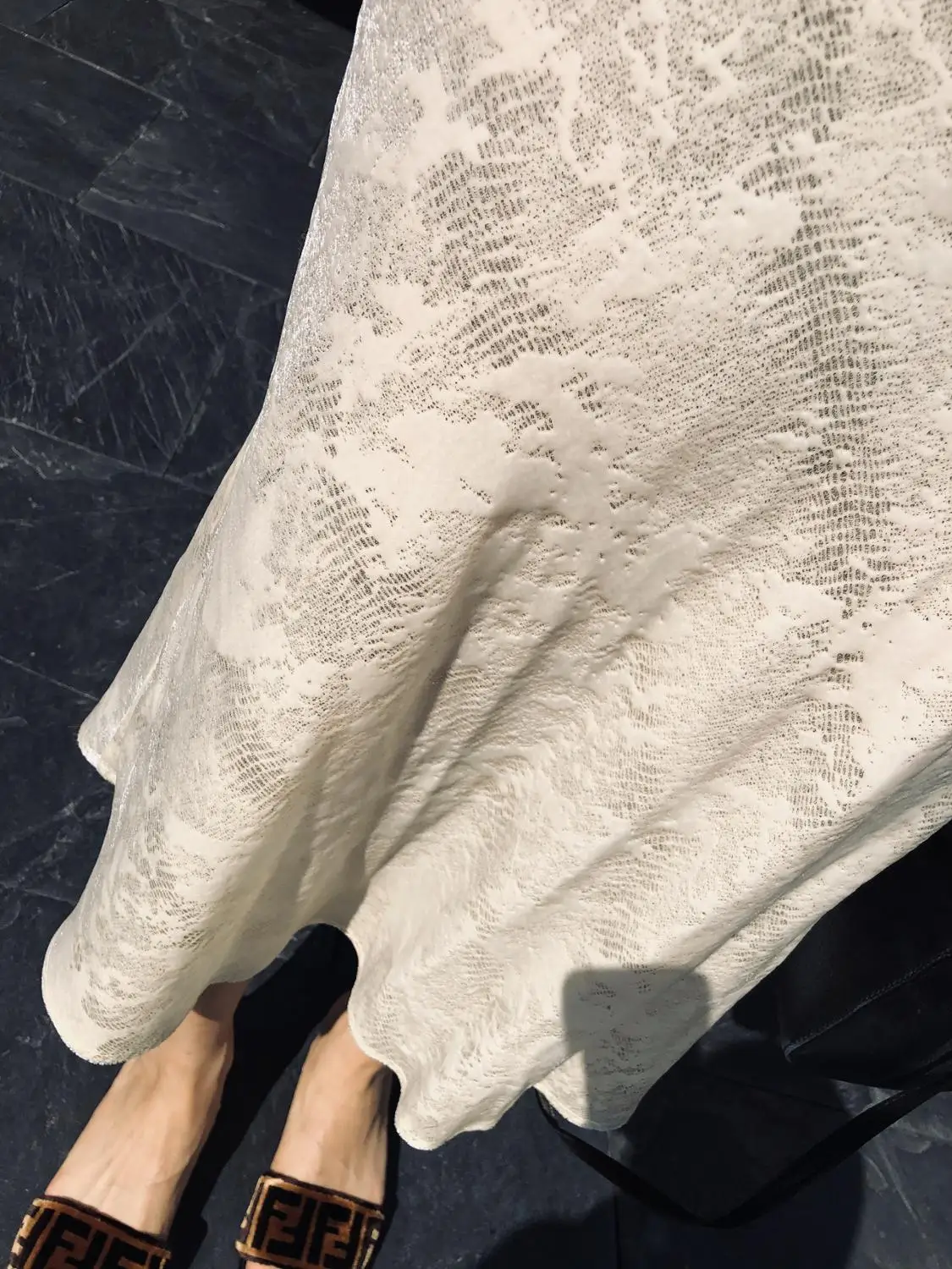 Skirt Шелковая бархатная Женская юбка со змеиным принтом - Цвет: Skirt