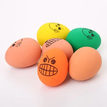 

Pet Dog Toy Model Egg Bite-Resistant Rubber Elasticity Funny Expression Ball Pet Supplies