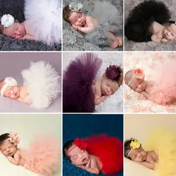 12 цветов; реквизит для фотосессии новорожденных; костюм; юбка-пачка для малышей; повязка на голову для фотосессии; реквизит для маленьких