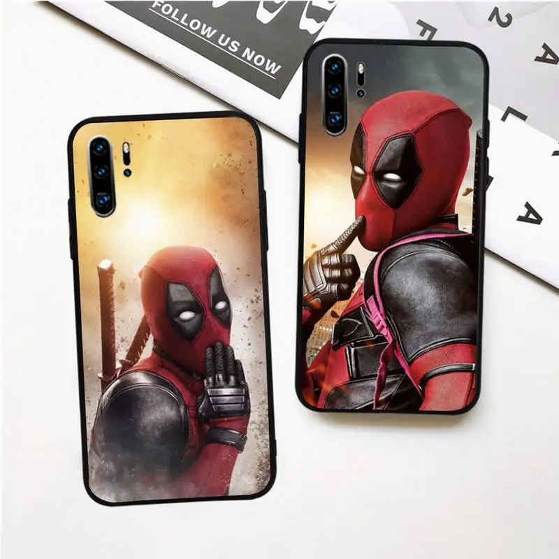 Забавный супер герой Дэдпул мертвой пул для huawei p20 p30 p40 pro mate 10 20 30 lite p smart y7 2019 plus nova