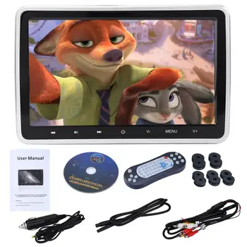 Reproductor de DVD para coche Monitor externo de 10,1 pulgadas, pantalla LCD Digital a Color, botón táctil, accesorios, pantalla para automóvil, nuevo dfd