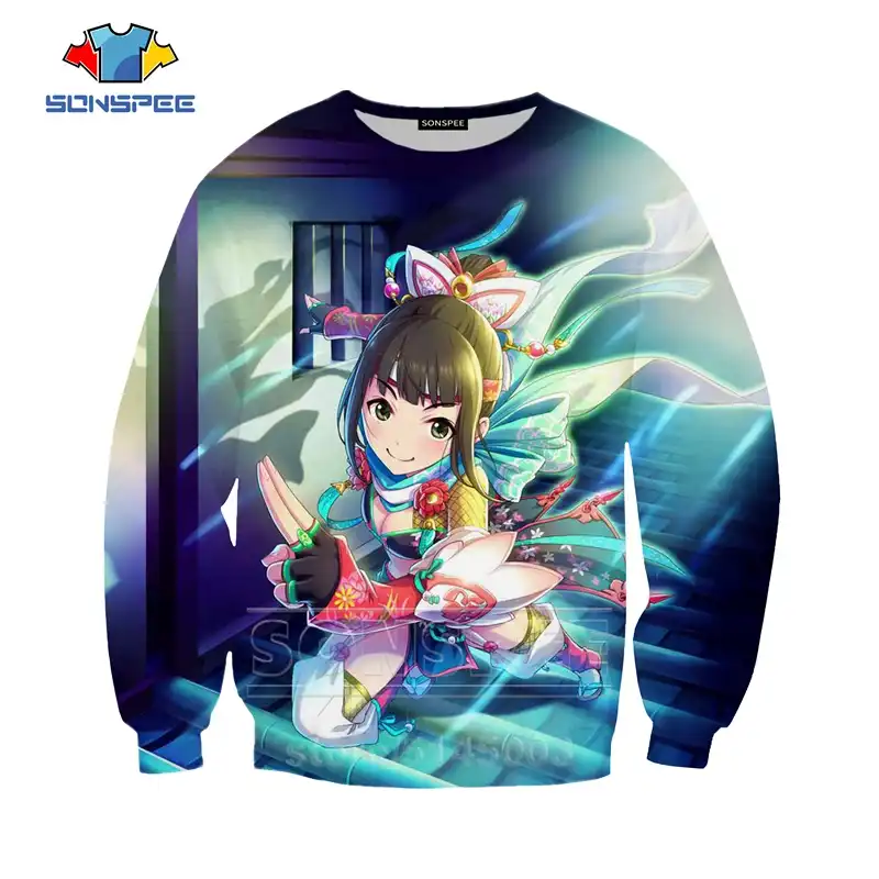 anime girl sweatshirt
