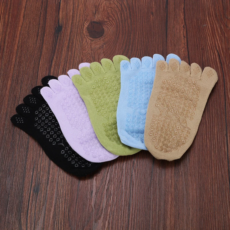 Women Anti-Slip Bandage Pilates Socks Five Toes Women's Yoga Socks Ladies Fitness Dance Ballet Quick-Dry Sock for Yoga Studio 24 Ha378899adcf24e9889fc9141a8ac1a6cc