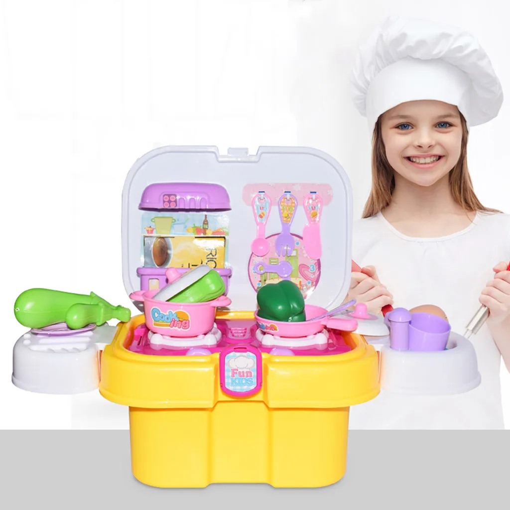 1 набор, Детская кухня, игровая игрушка, мини-моделирование, кухонная посуда, посуда, Cookw