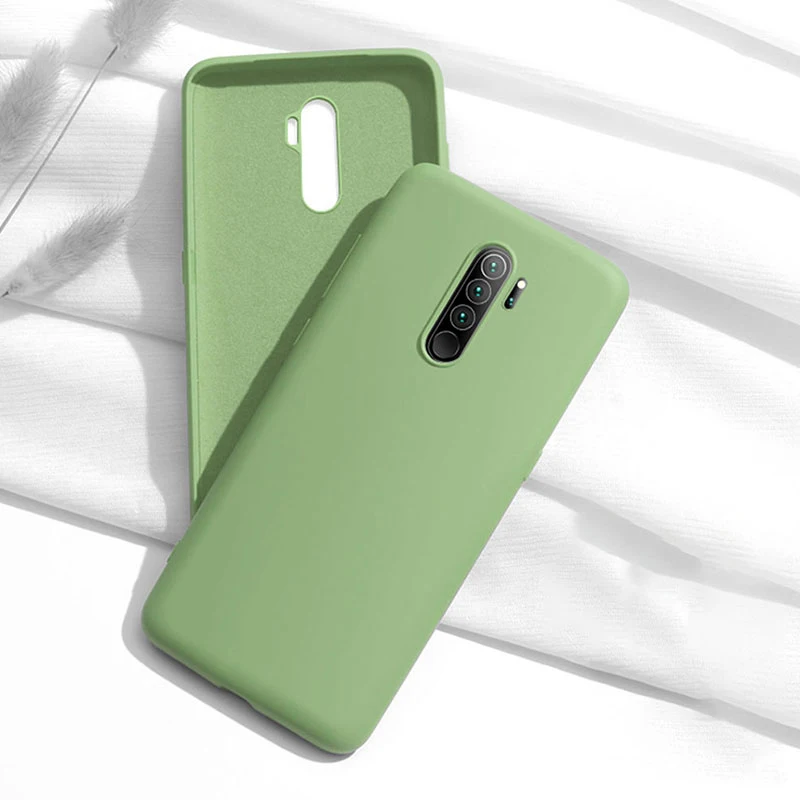 Чехол для телефона Xiaomi Redmi Note 8T 8 Pro Чехол имитация жидкостный Мягкий силиконовый чехол для Xiaomi Redmi 8A Note8 8T чехол противоударный - Цвет: Зеленый