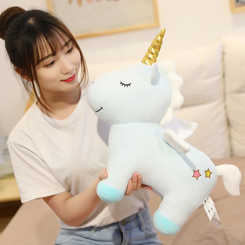 Golden Horn Unicorn Plush Toy