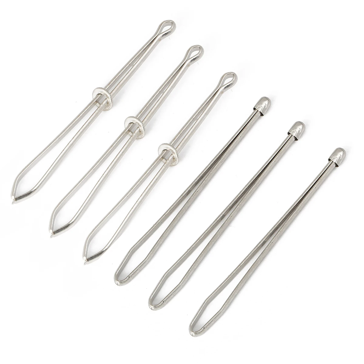 

Sewing Accessories Stainless Steel Drawstring Elastic Clip DIY Handmade Rope Threader Webbing Tool 2Pc Open Style+Closed Style