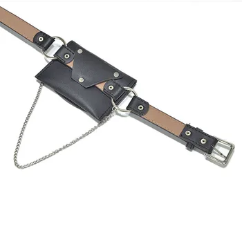 

Female Belt New Brand Waist Bag Women Waist Pack Serpentine Fanny Pack For Women Leather Snake Skin Waist Belt Bag Chest Bag