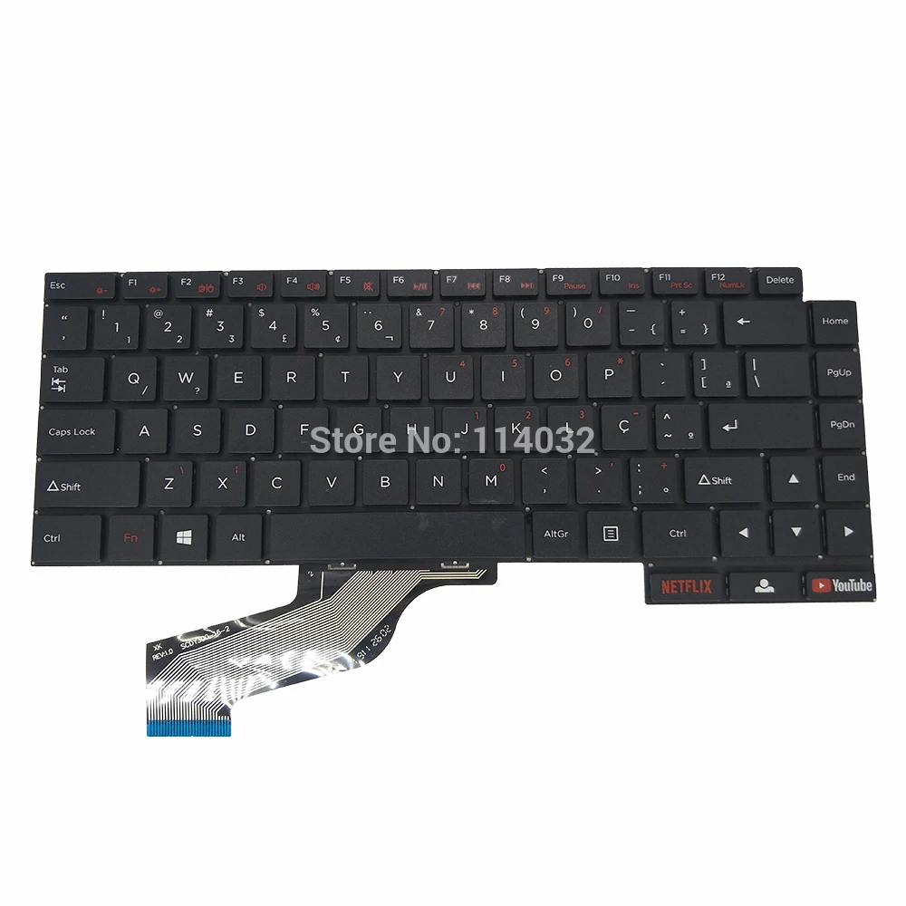 notebook keyboard SCDY300 16 2 XK BR Brazilian Language black laptop
