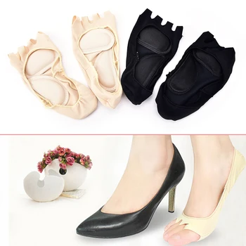 

2pcs Plantar Fasciitis Arch Support Insole Pedicure Socks Invisible Open Toe Socks Pain Relief Orthopedic Flatfoot Foot Care