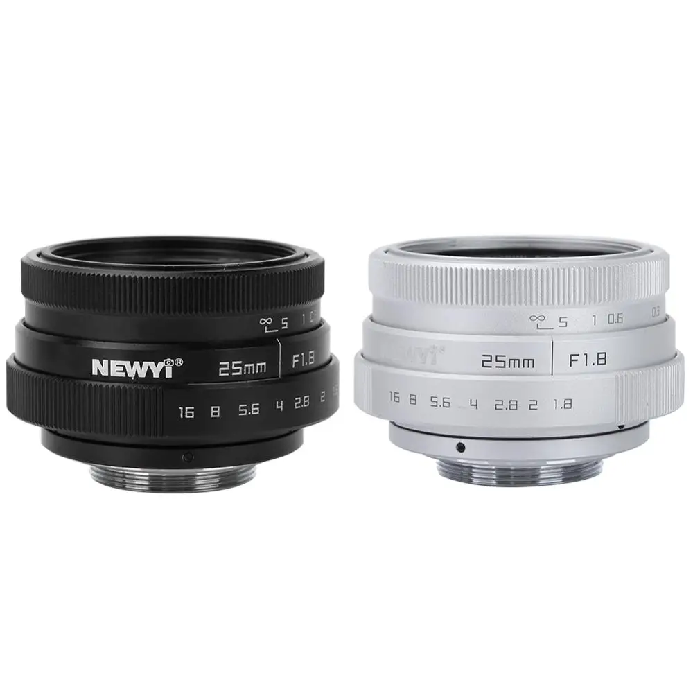 25 мм F1.8 Mini CCTV C Mount широкоугольный объектив для Sony Nikon Canon DSLR слабого освещения