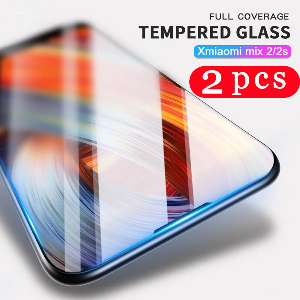 2 шт для xiaomi mi mix 2s 3 max Защита экрана телефона закаленное стекло pocophone f1 9T pro redmi k20