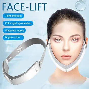 

V-face Shaping Massager Intelligent Face-lifting Instrument Thin Mask Usb Charging Acne Removal V-face Shaping 2019 New Arrival