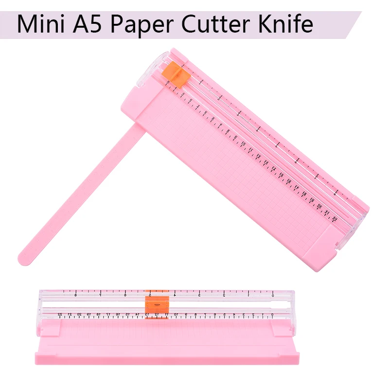 

A5 Precision Paper Photo Trimmers Cutter Mini Portable Cutting Mat Tools for Home Office DIY Scrapbook Papers Photo Cutter Head