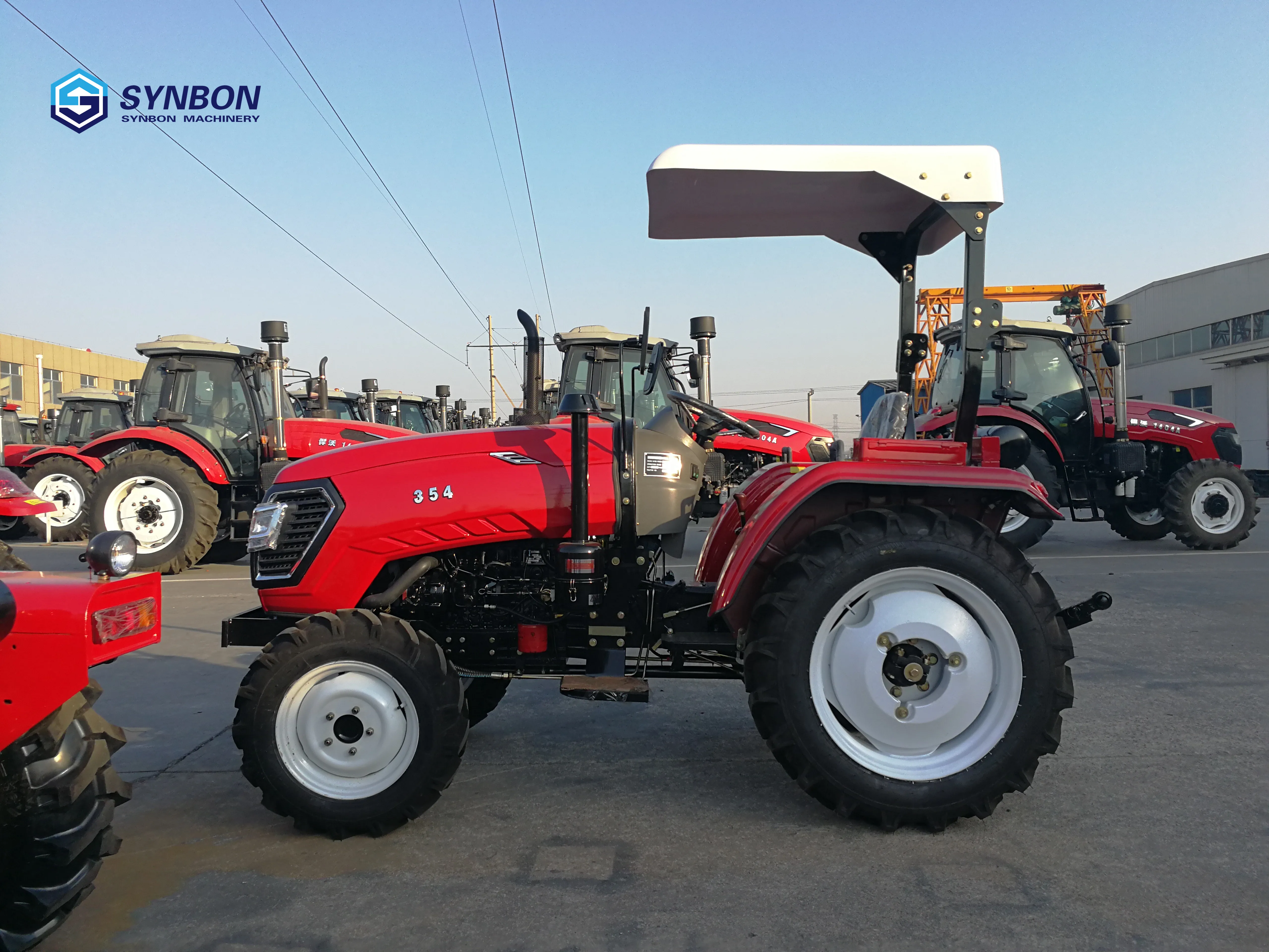 35hp 4wd Mini Hydraulic Farm Equipment Small Wheel Walking Tractor