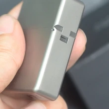 KSKJ смотреть видео TC4 титановый сплав пескоструйная Зажигалка Толщина стены 1,5 мм