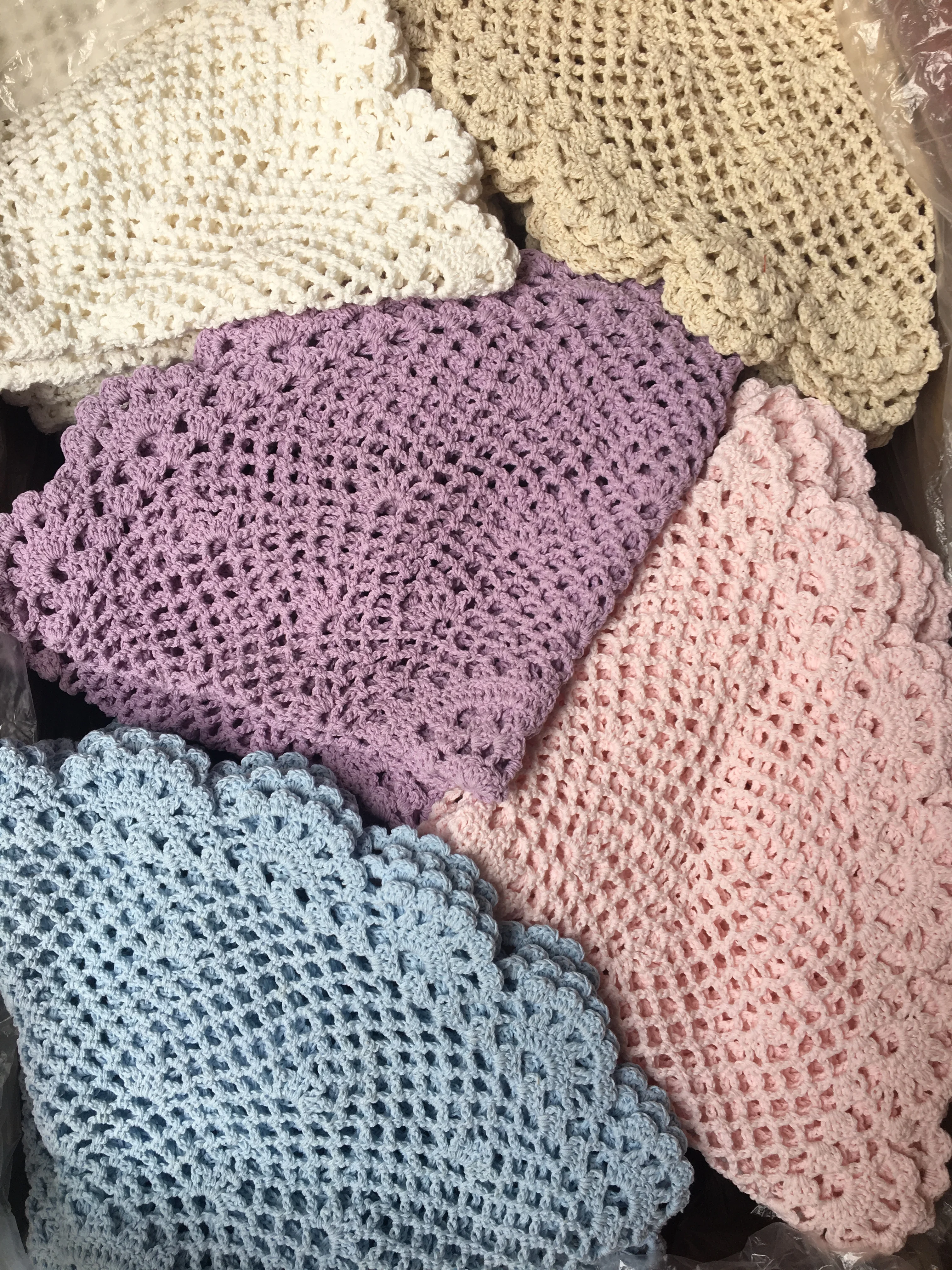 Newborn Lace Floral Layer Posing Fabric Backdrop Crochet Layer Doily Newborn Photography Props Basket Stuffer Layering Piece