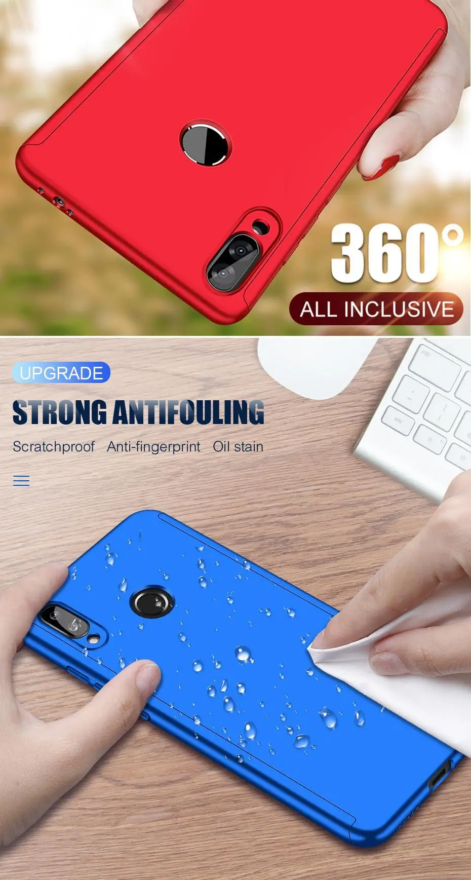 360 полный защитный чехол для телефона для Xiao mi Red mi Note 7 6 5 K20 Pro 5A 7A S2 Go чехол для Xiaomi mi 9T 9 SE 8 A2 Lite CC9E чехол