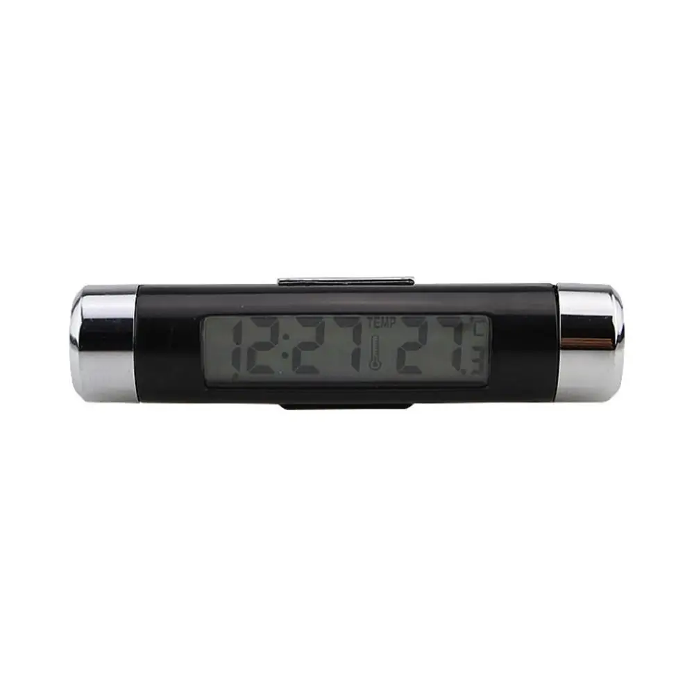 LCD Car Clock Thermometer Automotive Digital Backlight Clock Monitor Clip-on Truck Car Electronic Clock Thermometer LCD Car Clock Thermometer Automotive Digital Backlight Clock Monitor Clip-on Truck Car Electronic Clock Thermometer