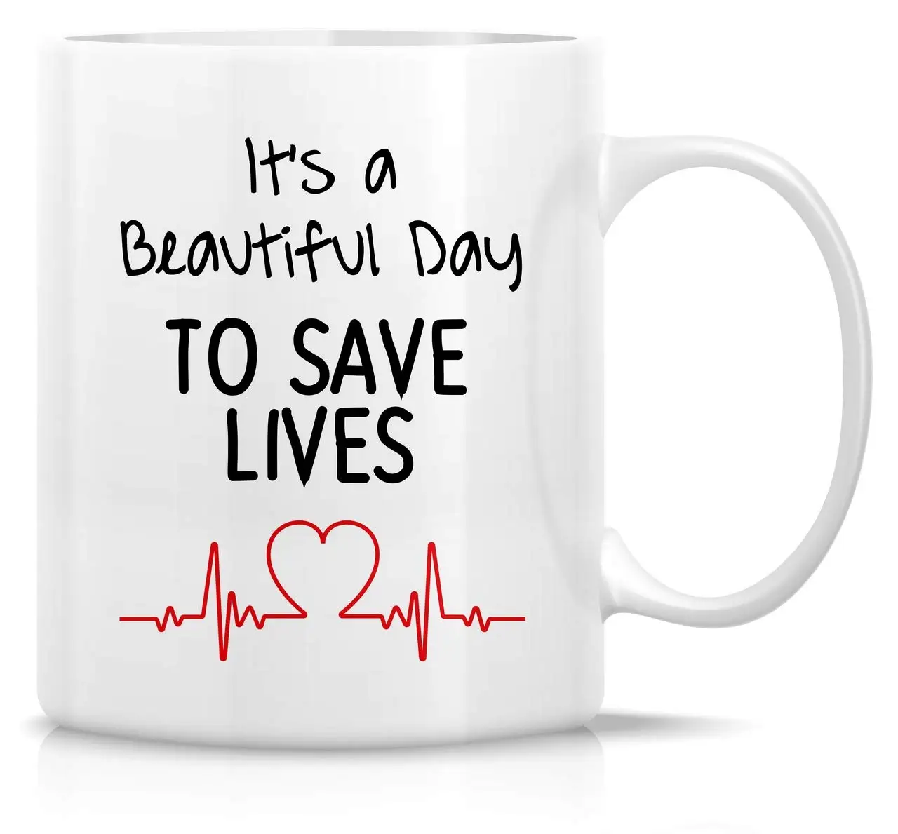 Красивый день чтобы спасить жизни врача 11 унций керамические кофейные