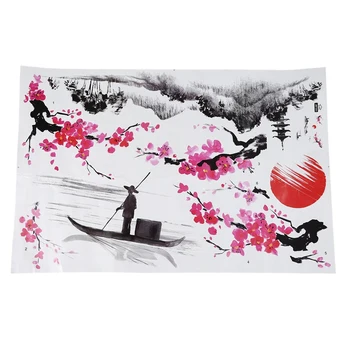 

Removable Art PVC Classical Chinese Wall Stickers Mural Decal DIY Home Decor: Peach blossom