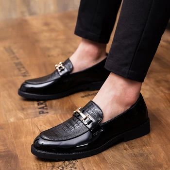 

Man Loafers slip on Casual club party Breathable Driving Shoes For Men Penny leather Comfortable Shoes men moccasins