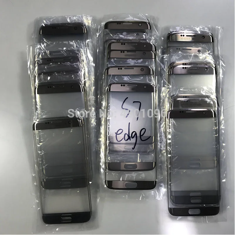 5 шт. для G935 AAA качество копии Переднее стекло Samsung s7 edge треснутое Ремонт lcd