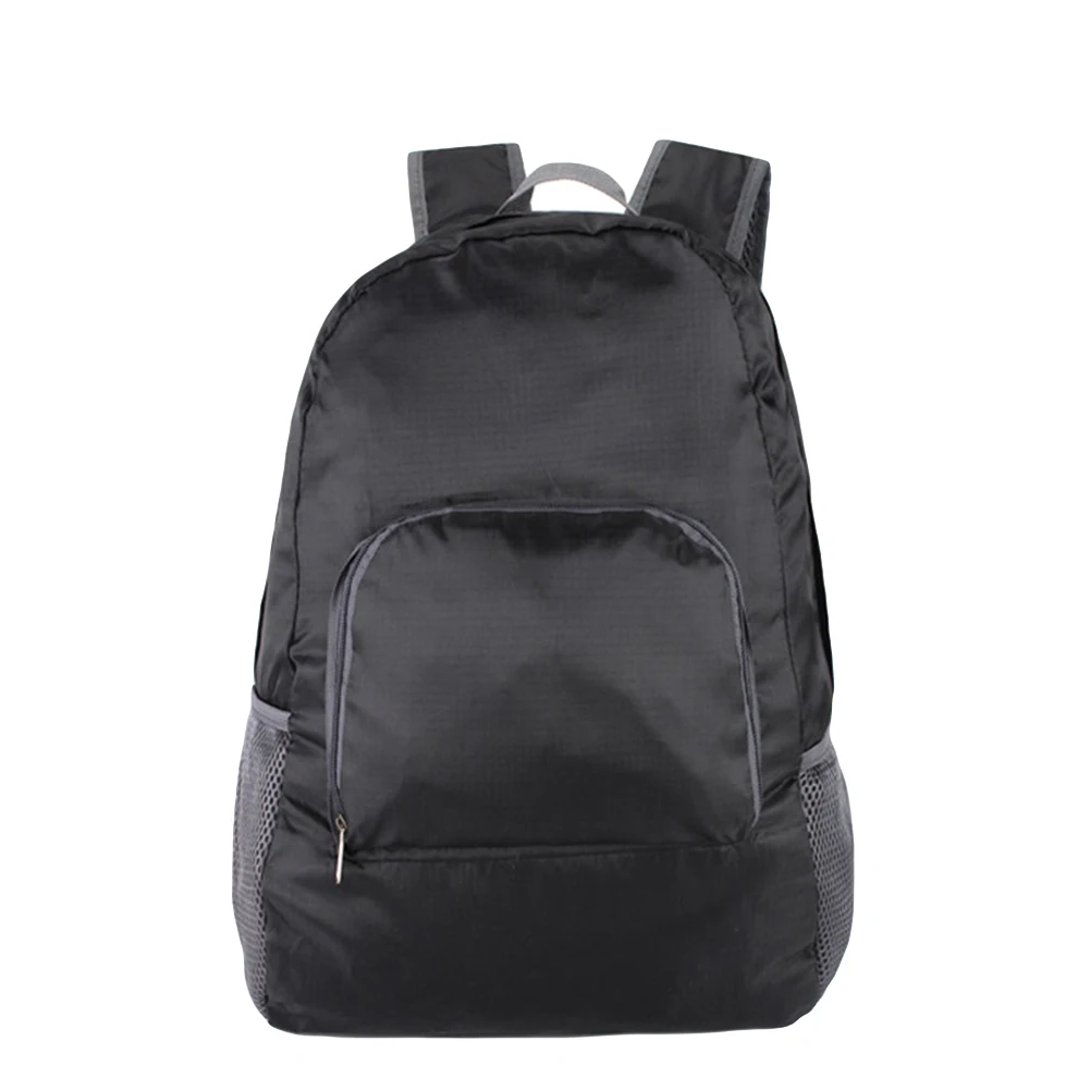 Hot Selling Portable Travel Backpacks Zipper Soild Nylon Back Pack Daily Traveling Women Men Shoulder Bags Folding Bag