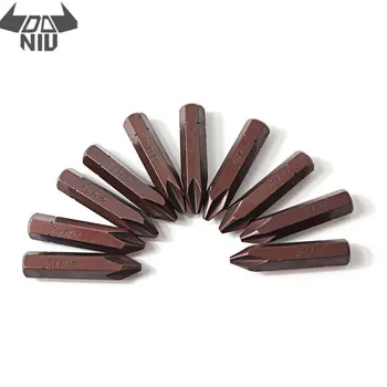 

DANIU 10Pcs/set PH2 Impact Screwdriver Bit Set 40mm Length Hex Shank Torsion Magnetic Head Driver Bit for General Screwdriver