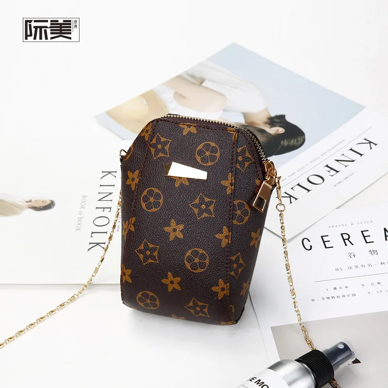 Dark Brown Маленькие Мини-кошельки, сумки через плечо, сумки для мобильного телефона для женщин, клатчи, повседневные, ПУ, сумки на плечо, ведро, модные, Индивидуальные - Цвет: Dark Brown