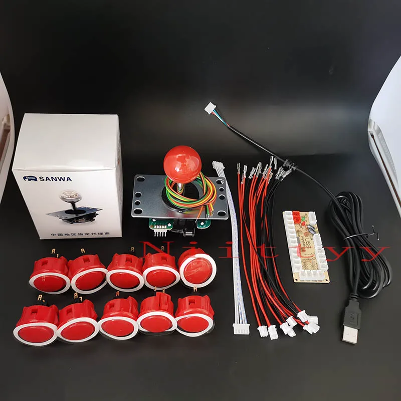 Япония оригинальный Sanwa JLF-TP-8YT джойстик OBSF-30 кнопочный переключатель USB к ПК
