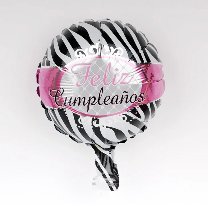 10 шт. 10 дюймов испанский фолий Cumpleanos фольги Воздушные шары звезда в форме сердца гелиевый воздух Globos Декор День Святого Валентина принадлежности для балов